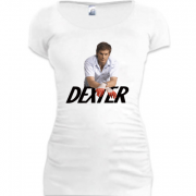 Женская удлиненная футболка Dexter Morgan
