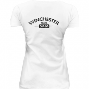 Женская удлиненная футболка "Winchester Team - Sam"