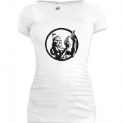 Женская удлиненная футболка Fett