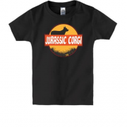 Детская футболка с корги Юрского периода