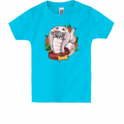 Детская футболка с коброй и мышкой