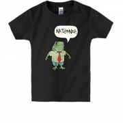 Дитяча футболка з жабою в краватці