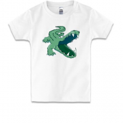 Дитяча футболка зі злим крокодилом