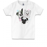 Детская футболка с собачками