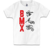 Детская футболка с надписью BMX