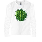 Детская футболка с длинным рукавом с кактусом