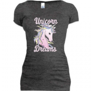 Туника с единорогом и надписью Unicorn Dreams
