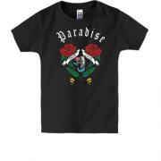 Детская футболка с надписью Paradise