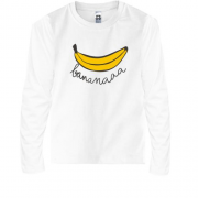 Детская футболка с длинным рукавом с бананом