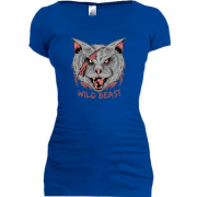 Подовжена футболка Wild beast