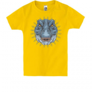 Детская футболка с головой динозавра