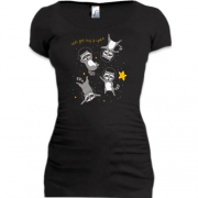 Подовжена футболка Єноти в космосі