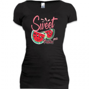 Подовжена футболка Sweet Кавун