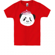 Детская футболка Панда в короне