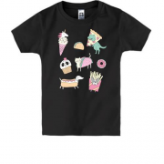 Дитяча футболка Їстівні Тварини