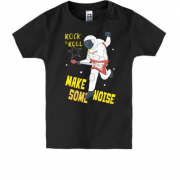 Детская футболка Rock and Roll Космонавт