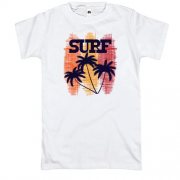 Футболка Surf and  Palm trees