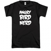 Футболка  Angry birds nerd