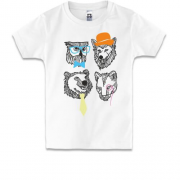 Дитяча футболка Animals Тварини