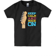 Детская футболка Keep Calm and Rock On