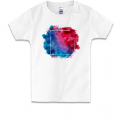 Детская футболка с разноцветным дымом