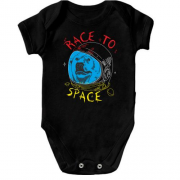 Детское боди Race to space
