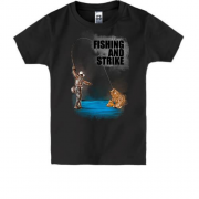 Детская футболка Fishing and strike