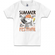 Детская футболка для летнего фестиваля