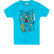 Дитяча футболка з набором для дайвінгу