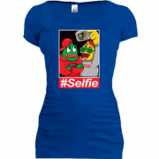 Подовжена футболка #Selfie