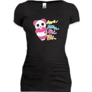 Подовжена футболка Pink Panda