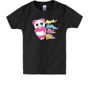 Дитяча футболка Pink Panda