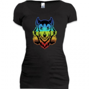 Туника Rainbow Wolf