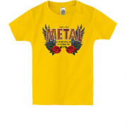 Детская футболка METAL