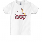 Детская футболка Прыжок в волны