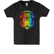 Детская футболка Rainbow Tiger