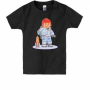 Детская футболка Мальчик Космонавт