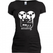 Женская удлиненная футболка Analog