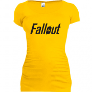 Женская удлиненная футболка Fallout (3)