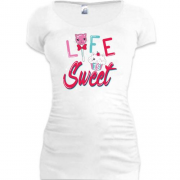 Подовжена футболка Life sweet