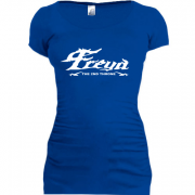 Женская удлиненная футболка Lineage 2 Freya