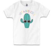 Детская футболка с кактусом и надписью Не брокколи