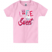Детская футболка Life sweet