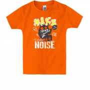 Детская футболка Make rock noise