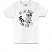 Детская футболка с енотом (Be the best)