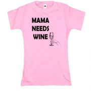Футболка Mama needs Wine