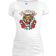 Подовжена футболка Be strong tiger