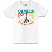 Детская футболка Gamers not die