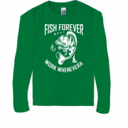 Детская футболка с длинным рукавом Fish forever
