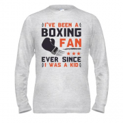 Чоловічий лонгслів Boxing fan